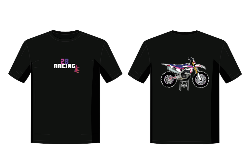 Koszulka 28Racing - yamaha yz 50th czarna
