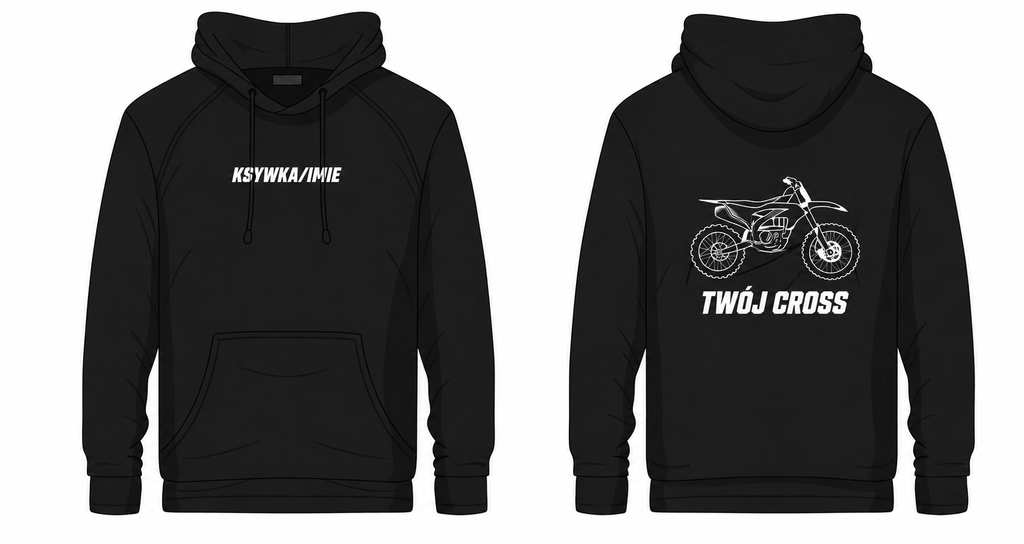 Bluza z własnym crossem i ksywką - 28Racing