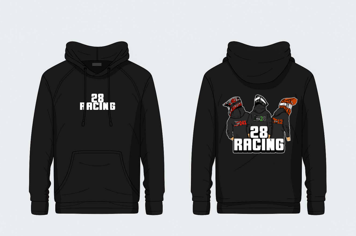 Bluza 28Racing  - Czarna