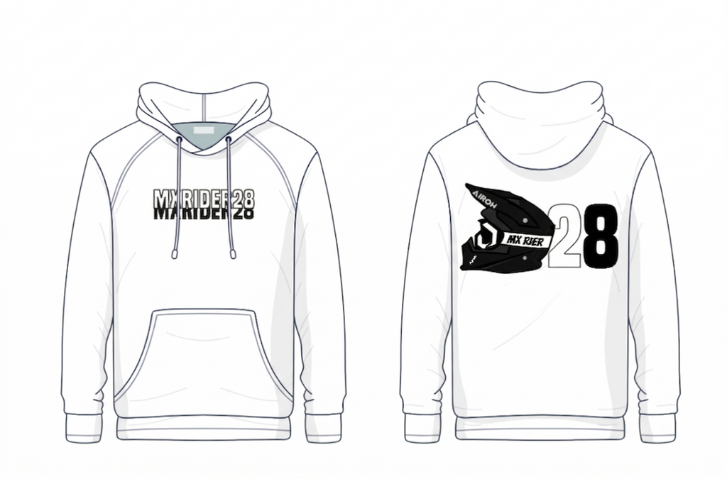 Bluza MxRider28 biała - 28Racing